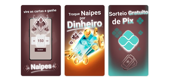 Naipes Cartas Premiadas para encher seu bolso todos os dias