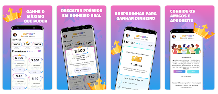 Givvy Aways: novo aplicativo para ganhar dinheiro na hora