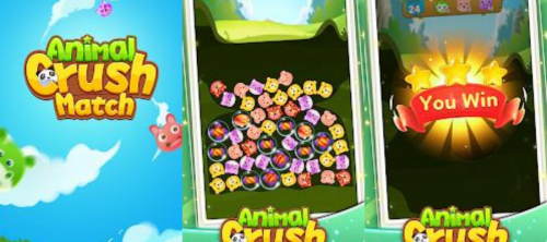 Animal Crush Match: Um Jogo Viciante de Quebra-Cabeças