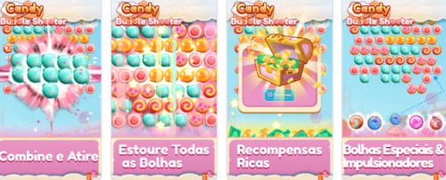 Candy Bubble Shooter: Diversão Explosiva em um Mundo de Bolhas Coloridas